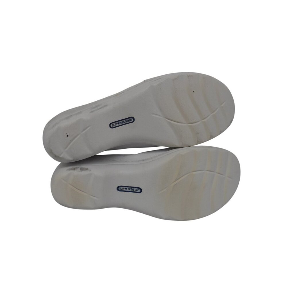 Nurse Mates Women's Slip-On Kate Slip-Resistant Work Shoes White Size 7.5M - Picture 6 of 9